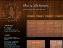 Tablet Screenshot of dublinwoodworks.co.za